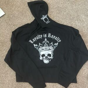 New The Drive Clothing Cropped Hoodie, size L